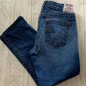 True Religion Lizzy cropped jeans- size 29
